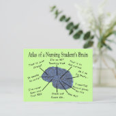 De dolkomische Giften van de "Hersenen" van de Briefkaart (Staand voorkant)