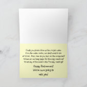 De dolkomische Kaart van de Pensionering--Van de (Binnen)