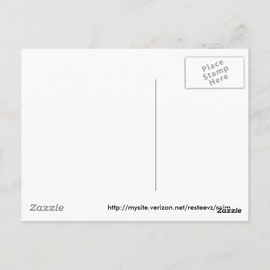 De Dollar van het zand Briefkaart (Achterkant)