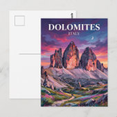 De Dolomieten Italië Briefkaart (Voorkant / Achterkant)