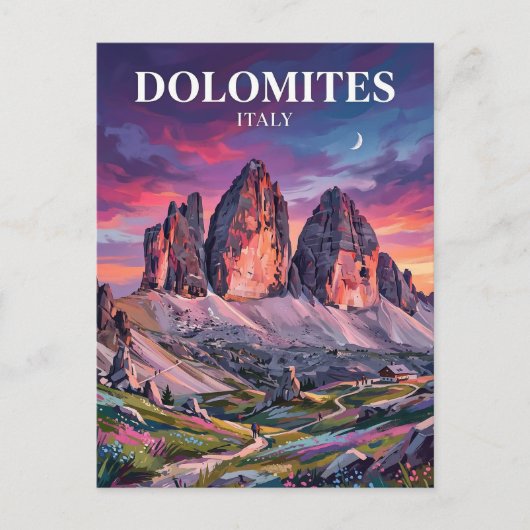 De Dolomieten Italië Briefkaart (Voorkant)