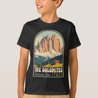 De Dolomieten Italië Skien Wandelen Fietsen Klimme T-shirt