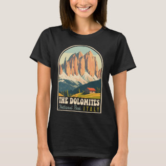 De Dolomieten Italië Skien Wandelen Fietsen Klimme T-shirt