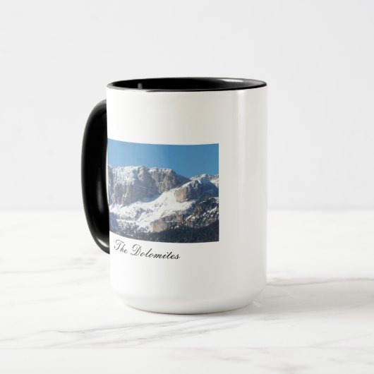 De Dolomites souvenir-mok Mok (Voorkant links)