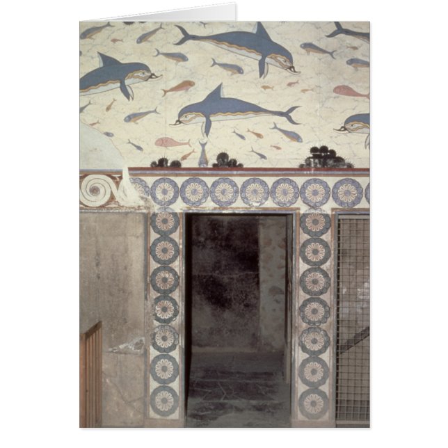De Dolphin Frescoes in de Bathroom van de Koningin (Voorkant)