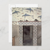 De Dolphin Frescoes in de Bathroom van de Koningin Briefkaart (Voorkant / Achterkant)