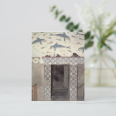De Dolphin Frescoes in de Bathroom van de Koningin Briefkaart (Staand voorkant)