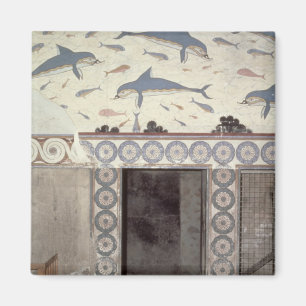 De Dolphin Frescoes in de Bathroom van de Koningin Magneet