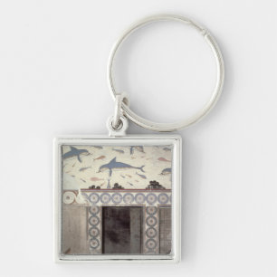 De Dolphin Frescoes in de Bathroom van de Koningin Sleutelhanger