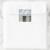 De Dolphin Frescoes in de Bathroom van de Koningin Vierkante Sticker (Tas)