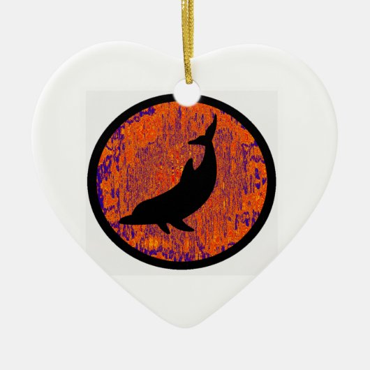 DE DOLPHIN SEEKER KERAMISCH ORNAMENT (Voorkant)