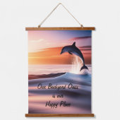 De Dolphin speelt. Set van 3, Hangend Wandkleed (Voorkant)