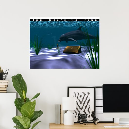 De Dolphin's Find Poster (Thuiskantoor)