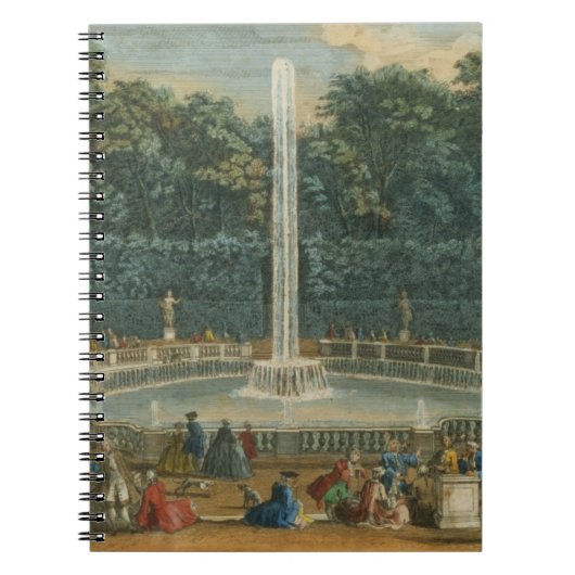 De Domes in de tuin in Versailles, pub. door Lau Notitieboek (Voorkant)