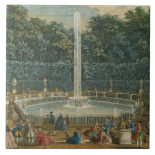 De Domes in de tuin in Versailles, pub. door Lau Tegeltje