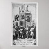 De dominee Dr. Shaw Preaching Poster (Voorkant)