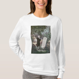 De dominee John Wesley bezoekt het graf van zijn m T-shirt
