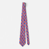 De Dominicaanse Republiek Vlag Knoop Stropdas (Voorkant)