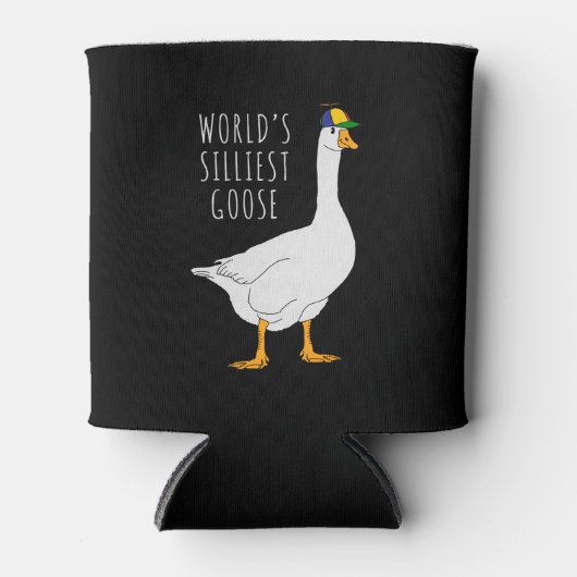 De domste gans ter wereld blikjeskoeler (Voorkant)