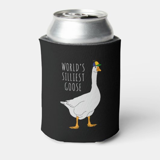 De domste gans ter wereld blikjeskoeler (Blikje Achterkant)