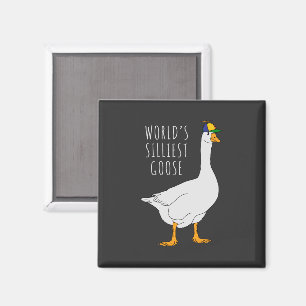 De domste gans ter wereld magneet