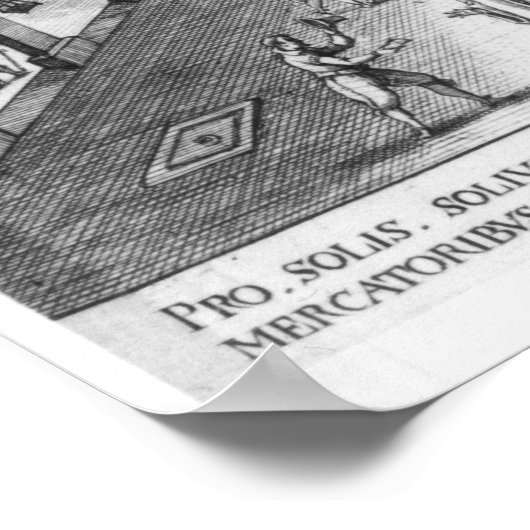 De Domus Germanorum in Venetië, 1616 Poster (Hoek)