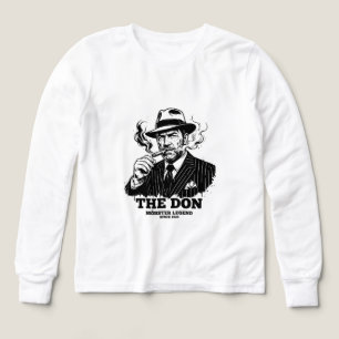 De Don Mobster Legende Sigaren Roken Baas Grafisch