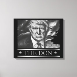 De Don Pencil Tekening Canvas Afdruk