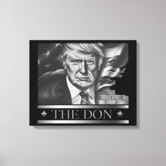 De Don Pencil Tekening Canvas Afdruk