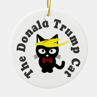 De Donald Trump Cat Toupee Humor Keramisch Ornament