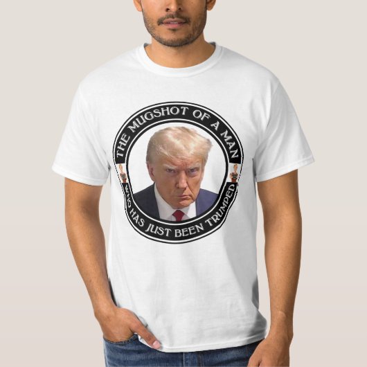De Donald Trump Mugshot T-shirt (Voorkant)