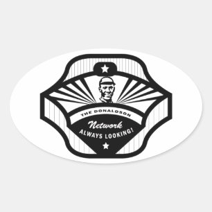 De Donaldson Network Ovale Sticker
