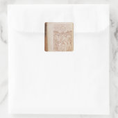 De donatie aan Gonnor Vierkante Sticker (Tas)