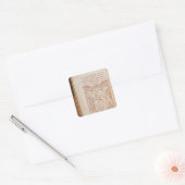De donatie aan Gonnor Vierkante Sticker (Envelop)