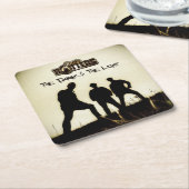 De donker en het licht - Beer Mats Kartonnen Onderzetters (Schuin)