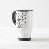 De donkerbruine Ster van de Rots Reisbeker (Voorkant links)