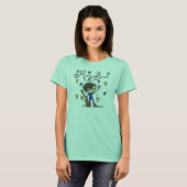 De donkerbruine Ster van de Rots T-shirt (Voorkant volledig)