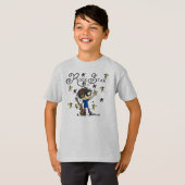 De donkerbruine Ster van de Rots T-shirt (Voorkant volledig)