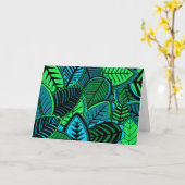 De donkere Bladeren van het Oerwoud Kaart (Gele Bloem)