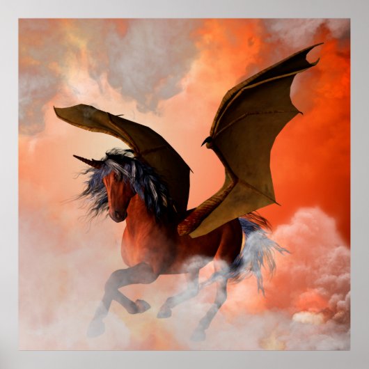 De donkere eenhoorn poster (Voorkant)