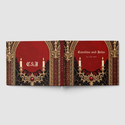 De donkere elegantie van de gotische stijl. gastenboek (Volledig)