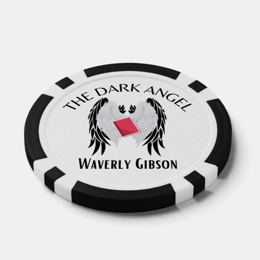 De donkere engel poker chips (Enkel)