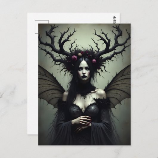 De donkere fee briefkaart (Voorkant / Achterkant)