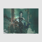 De donkere fee in de nacht tissuepapier (Voorkant)