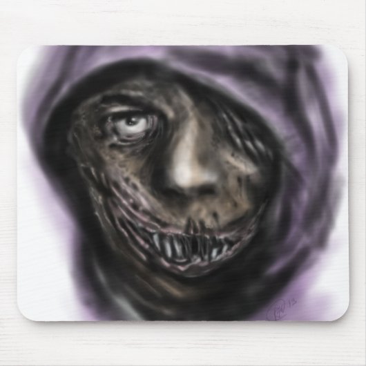 De donkere glimlach muismat (Voorkant)