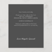 De donkere grijze QR-code van de begroting allen i (Achterkant)