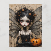 De donkere Halloween fee Briefkaart (Voorkant)