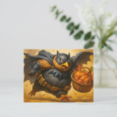 De donkere kalkoen briefkaart (Staand voorkant)