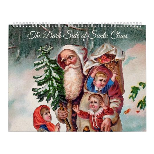 De donkere kant van de  agenda van de Kerstman Kalender (Hoes)