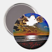 De donkere kant van Malibu Magneet (Voorkant / Achterkant)